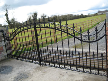 verniciatura cancello