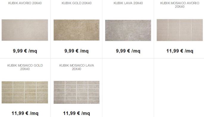 Rivestimento Bagno Lucido Kubik 02