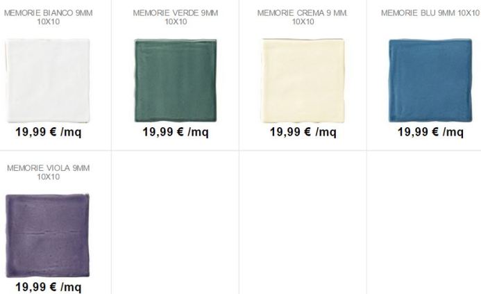 Rivestimento in Monocottura Lucida Memorie 02