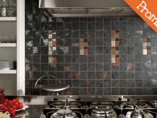 Piastrella Rivestimento Cucina Design Lamiera 01