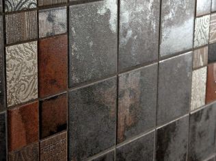 Piastrella Rivestimento Cucina Design Lamiera 02