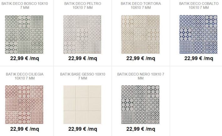 Rivestimento Cucina Etnico Batik 03