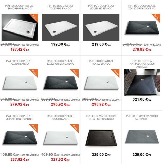 Piatti doccia rettangolari 01