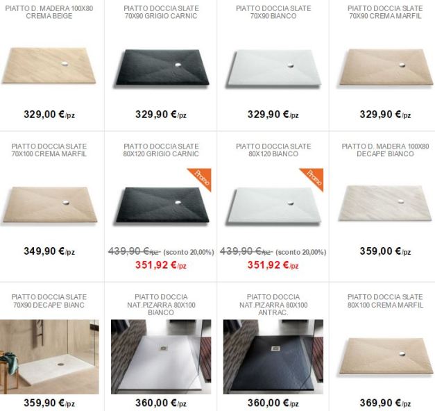 Piatti doccia rettangolari 02