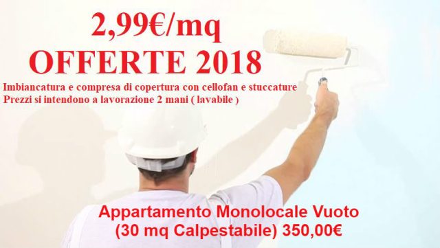 OFFERTA IMBIANCATURA Appartamento Monolocale