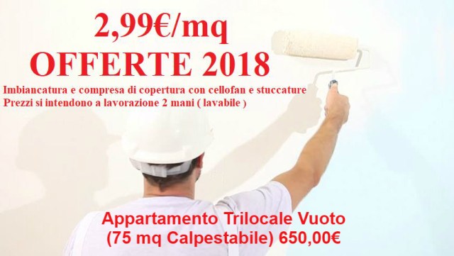 OFFERTA IMBIANCATURA Appartamento trilocale