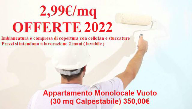 offerta-imbiancatura-appartamento-monolocale 2022