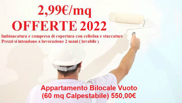 offerta-imbiancatura-appartamento-bilocale 2022